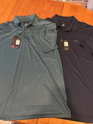Camisas de golf Greg Norman para hombre grandes, lote de 2 nuevas con etiquetas Foto 1 de 4