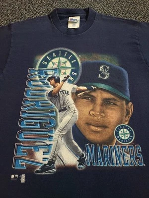 Vintage Alex Rodriguez Shirt Pro Player Mariners Size 18/20 Fits Small/Medium - Image 1 of 4