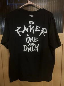 FAKER League of Legends Worlds 2024 CHAMPION- The One and Only T-SHIRT- L size - Picture 1 of 4