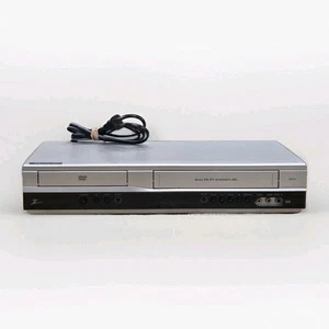 Working Zenith XBV713 VCR DVD Combo Player VHS Tape Silver No Remote - Tested - Picture 1 of 8