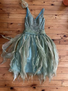 Alyce Designs Vintage ätherische Fee skurril Natur Thema formelles Kleid Perlen - Bild 1 von 9