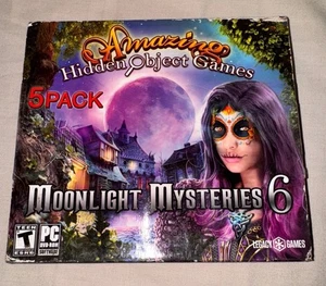 Moonlight Mysteries 6 Wimmelbild PC Spiel 5er Pack + Bonus Legacy Games 2017 - Bild 1 von 4