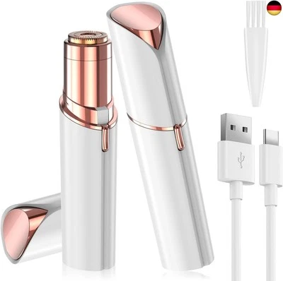 Vexloria Gesichtshaarentferner für Frauen, USB Elektrischer Haarentfernung