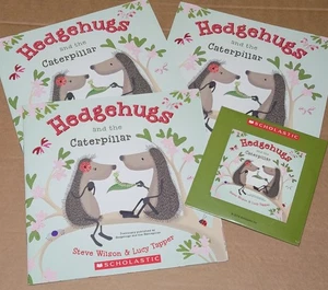 Hedgehugs and the Caterpillar Steve Wilson 3 Paperback And 1 Audio CD HTF  - Picture 1 of 6