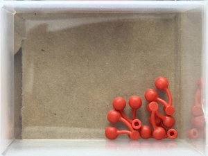 Lego Stck.-rote Kirschen/Kirsche Paar-Nr. 22667-Stck 5 - Bild 1 von 1