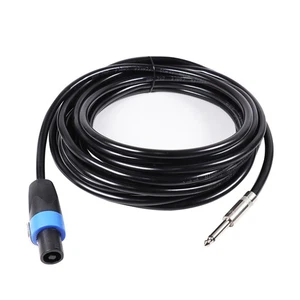 Cavo altoparlante 10 piedi Speakon a 1/4 Pro Livehouse DJ Speak-On a 6,35 mm maschio - Foto 1 di 12