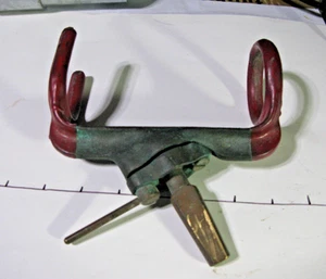 Rare Vintge Bronze Hillco/Lininger(?) Fishing Rod Holder-Gunwale Mount-Beauty! - Picture 1 of 6