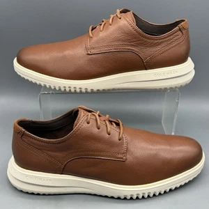 Cole Haan Grand+ Schuhe Herren 9 M Oxford britisch hellbraun braun elegante Schuhe EINMAL GETRAGEN - Bild 1 von 11