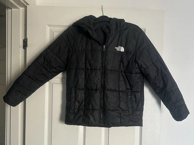 North face Reversible Puffer Jacket small boy size 7/8 - Image 1 of 4