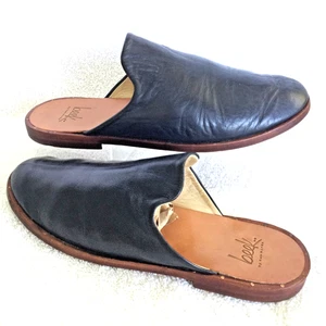 Beek Seagull schwarze Leder-Pantoletten Größe 8,5 butterweich Damenschuhseiten - Bild 1 von 13