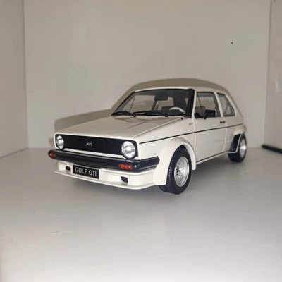 1/18 Volkswagen Golf GTI Mk1 ABT 1982 blanc OTTOMOBILE OT1014 - Photo 1/4