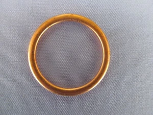 06-7611 NORTON DOMMIE COM OIL TANK FILTER  1" COPPER SEALING WASHER X 1 PAIR - Picture 1 of 1