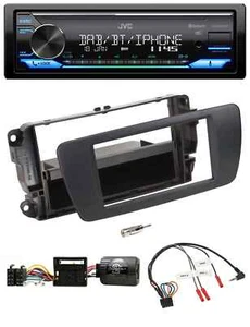 JVC Bluetooth DAB USB Lenkrad Autoradio für Seat Ibiza nitschwarz - Bild 1 von 10