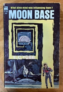 Mondbasis von E.C. Tubb - Vintage 1964 Ace Sci-Fi PBO, Ed Valigursky Cover - Bild 1 von 6