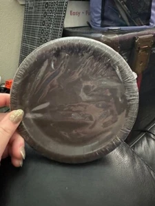 Chocolate Brown 6-7/8" Paper Plates 24ct. Tableware & Party Supplies New!!! - Picture 1 of 2