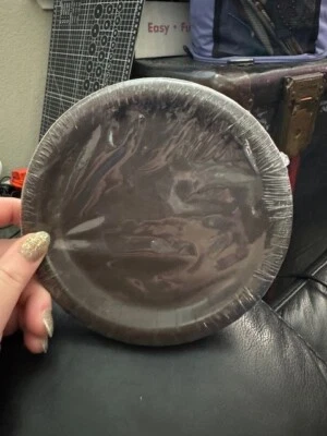 Chocolate Brown 6-7/8" Paper Plates 24ct. Tableware & Party Supplies New!!! - Image 1 of 2