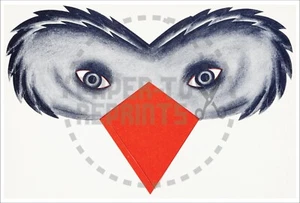 DIE VÖGEL WERBEMASKE POSTER NACHDRUCK - Bild 1 von 1