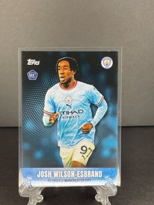 2023 TOPPS MANCHESTER CITY TEAM SET JOSH WILSON-ESBRAND RC  + BLUE MOON INSERT
