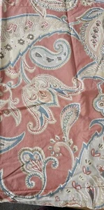 Sonoma Pink Coral Paisley Tuscan Rust Standard Sham Pillowcase X2 - Picture 1 of 4