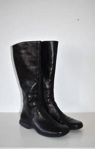 AGL 🤍 edle Stiefel in Schwarz Biker Boots Größe 37,5 - 100 % Leder NP 449€ - Bild 1 von 6