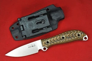 Busse Combat BAD Boney Active Duty .14" Flat Ground Satin INFI, Brown/Black G10 - Picture 1 of 16