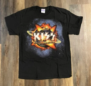 Kiss Shirt Men L Black 2010 The Hottest Show on Earth Tour 2010 Concert Y2K - Picture 1 of 3