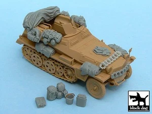 Set accessori impugnatura Black Dog 1/48 Sd.Kfz.250/3 seconda guerra mondiale (per Tamiya 32550) T48022 - Foto 1 di 1