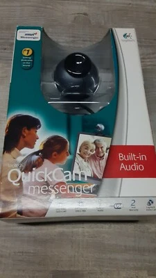 Open Box UNUSED QuickCam Messenger (Logitech) QC MESS 961420-0403 (Vintage 2005) - Image 1 of 4