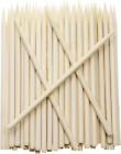 Penta Angel 5.5 Inch Thick Bamboo Sticks for Cotton Candy Caramel Apple, Natural