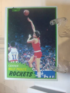 1981-82 Topps Basketball Card #MW87 - Billy Paultz - Houston Rockets (96973) - Foto 1 di 2