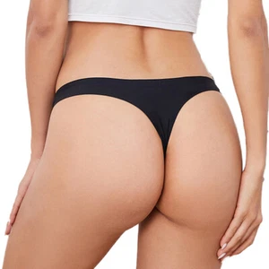 7 Pack Lot Womens Sexy Panties Thong Brief G string Lingerie Low Waist Underwear - Picture 1 of 18