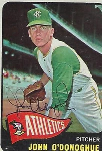 JOHN O'DONOGHUE 1965 TOPPS #71 0 KANSAS CITY ATLETISMO - Imagen 1 de 1