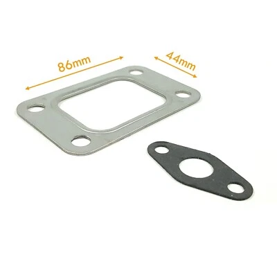 T3 Turbo Manifold Inlet Gasket 4 Bolt 3 Layers for T3T4 GT35 GT3582 T04E GT30 — 第 1/4 张图片