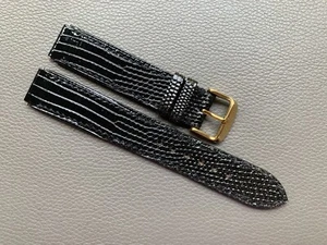 Genuine Lizard Leather Skin watch strap band 15 16 17 18 19 20 21 22 23 24 26mm - Picture 1 of 13
