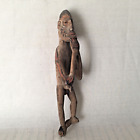 New Guinea Tribal Artifact of Male Figure Standing with Hands on Chin Lot -F10
