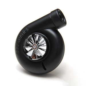 Boostnatics Spinning Turbo Air Freshener - Black - Picture 1 of 1