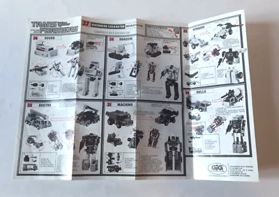 ISTRUZIONI TRANSFORMERS DEVASTATOR GIG - Immagine 1 di 2