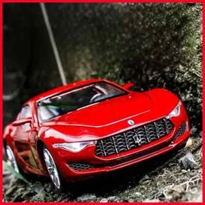 1:32 Maserati Alfieri Coupe Diecast Car Model Simulation Sound & Light Toy Gift - Picture 1 of 27