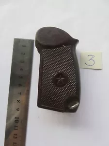 Sowjetische Ära Original authentische braune Faser Makarov Pistolengriffe UdSSR Gewehr № 3 - Bild 1 von 6