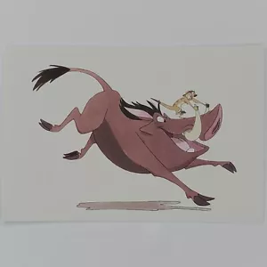 König der Löwen Postkarte Timon Pumbaa Konzept Disney Michael Surrey Erdmännchen Auflösung - Bild 1 von 2