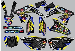Graphic Kit for Suzuki RMZ250 RMZ 250 2010-2018 Decals Carbon fiber logo sticker - Picture 1 of 3