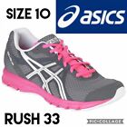 Asics Womens Shoes Rush 33 Running T1h7n Titanium Gray Neon Pink Us10 Eu42