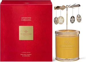 Glasshouse Spinning Carousel Candle A Tahaa Affair Vanilla Caramel BRAND NEW - Picture 1 of 3