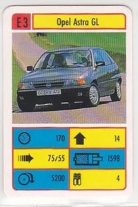 Vintage Opel Astra GL 5-Door Hatchback Mini Playing Card - Picture 1 of 1