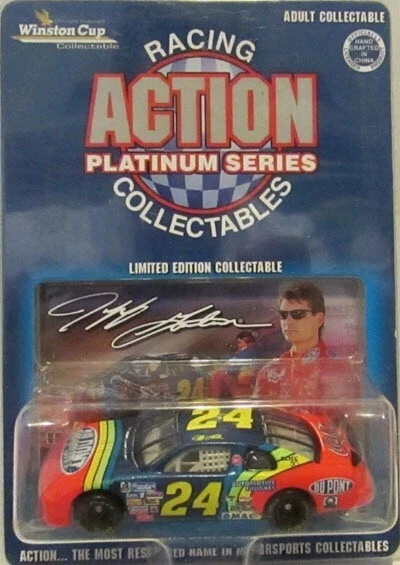 De colección Jeff Gordon #24 DuPont 1996 Arco Iris Monte Carlo Acción Platino ARC Foto 1 de 1