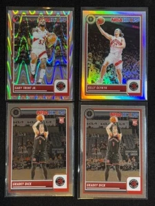 2023-24 Panini Hoops Premium Stock - Toronto RAPTORS Lot of (4) Cracked Ice ++++ - Imagen 1 de 4