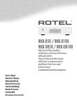 Rotel Rkb-D850 Amplifier Owners Instruction Manual