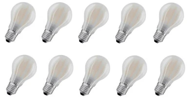 10x Osram LED Star Classic Birne E27 7W = 60W 4000K matt EEK:E (Spektrum A-G) - Bild 1 von 4