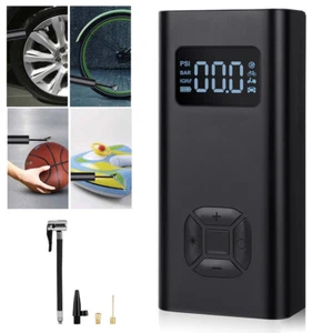 Cordless Digital LED Tire Inflator Air Compressor Portable Air Pump Car Bicycle - Picture 1 of 10