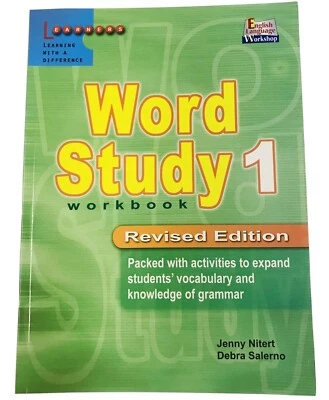 Learners Publishing ~ WORD STUDY ~ Workbook 1 Ages 8-12 Yrs ~ English Grammar BN - image 1 of 3